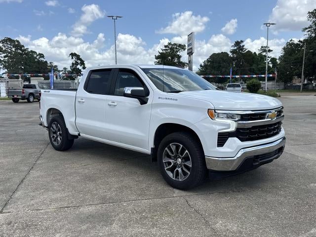 2023 Chevrolet Silverado 1500 LT (2FL) in Summit White — front three-quarter view