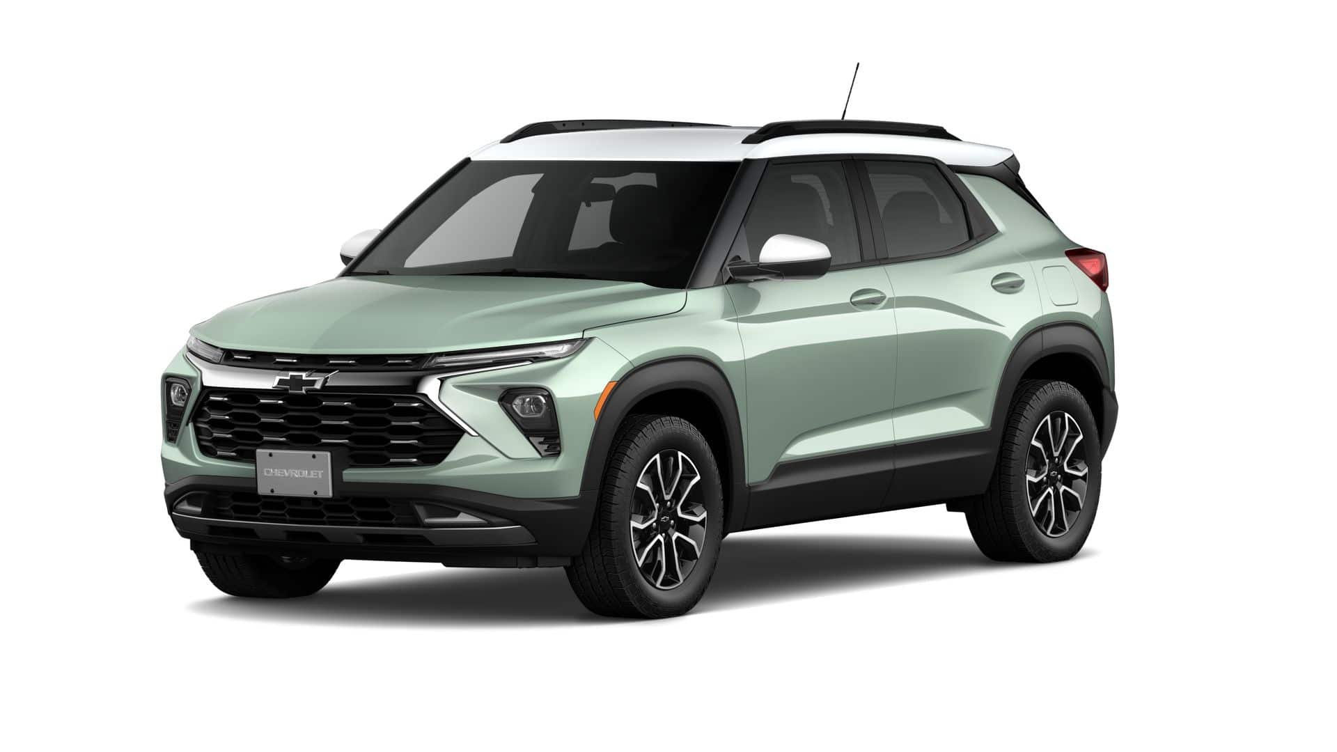 2026 Chevrolet Trailblazer ACTIV in Cacti Green — front three-quarter view